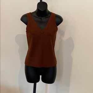 Adrienne vittadini brown tank